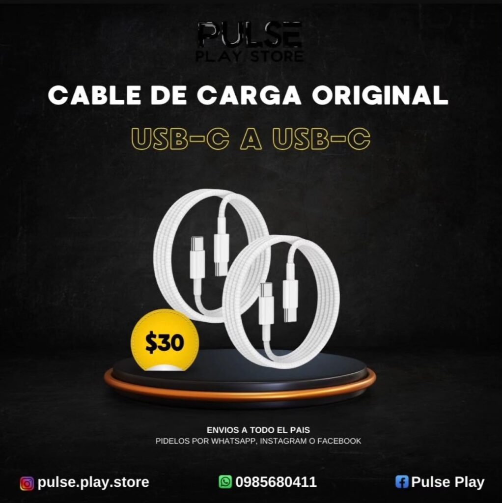 CARGADOR ORIGINAL TIPO C